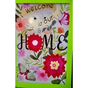 Yard Flag: “Welcome to our Home”